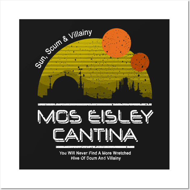 Mos Eisley Cantina (Vintage Version) Wall Art by Immortalized